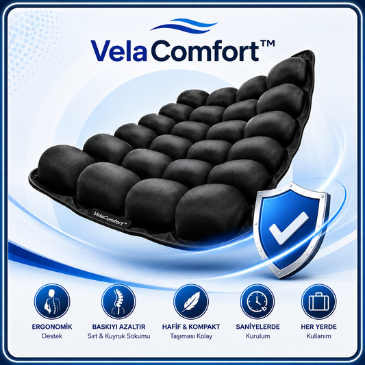 VELACOMFORT™ Hava Destekli Oturma Pedi