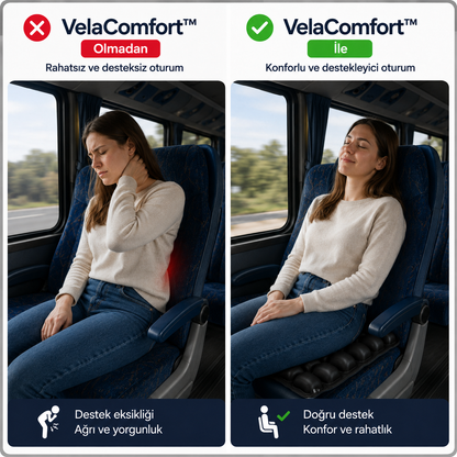 VELACOMFORT™ Hava Destekli Oturma Pedi